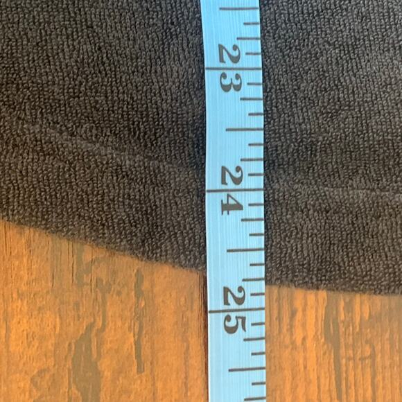 GAP Body Black Short Sleeve V Neck Button Front Shirt Size Large - Picture 10 of 10